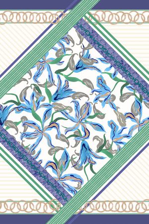 素雅印花花型图片