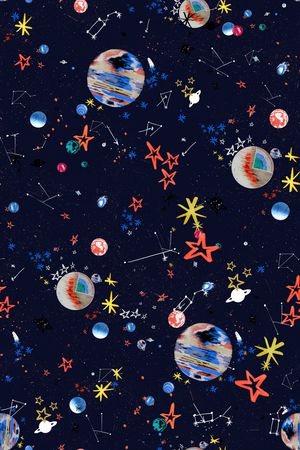 星星印花花型图片
