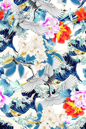 民族风印花花型图片