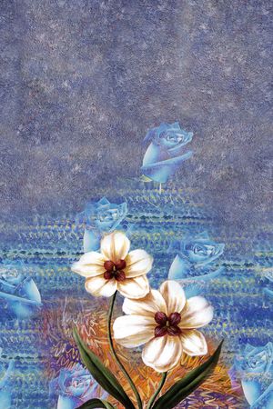 花卉印花花型图片