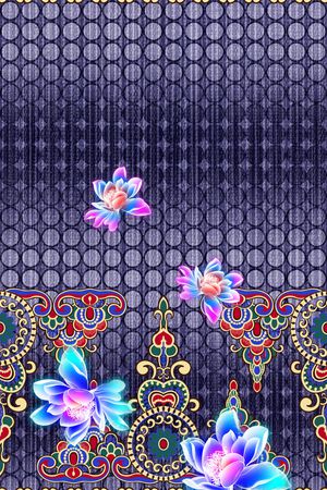 民族风印花花型图片
