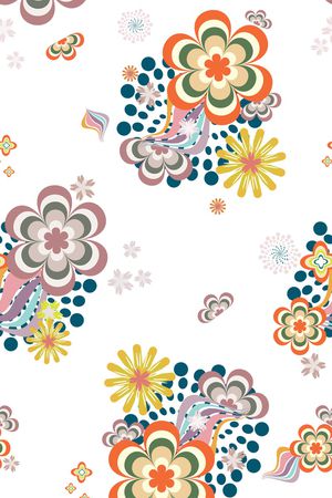 几何印花花型图片