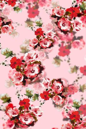 花卉印花花型图片