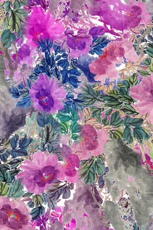 花卉印花花型图片