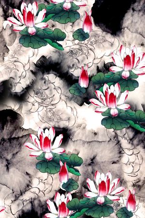 花卉印花花型图片