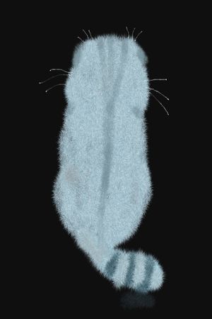 猫印花花型图片