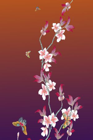 花卉印花花型图片