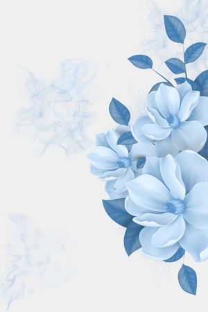 照片花卉印花花型图片