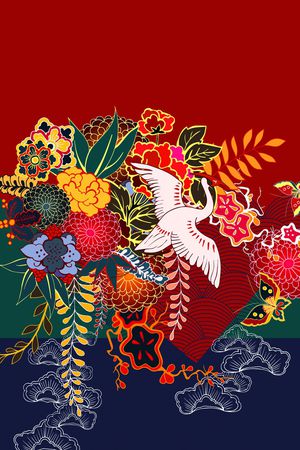 定位花印花花型图片