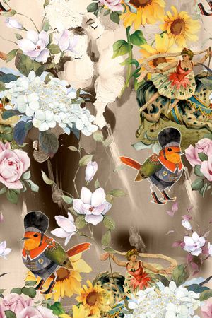 数码花型印花花型图片