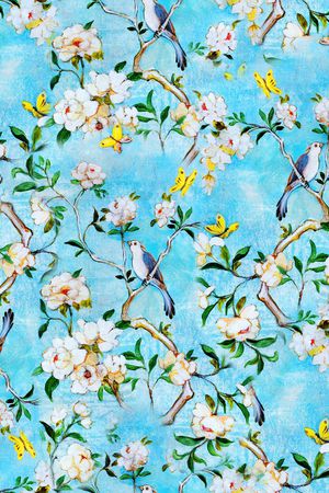 小碎花印花花型图片