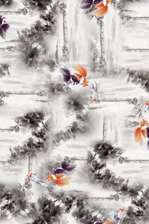 素雅印花花型图片