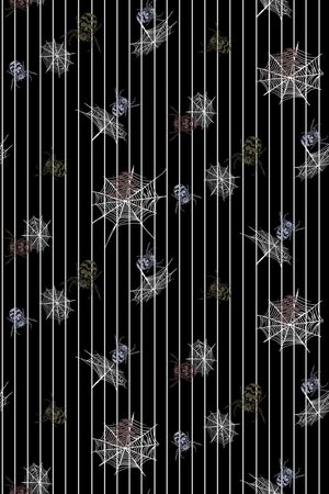 蜘蛛印花花型图片