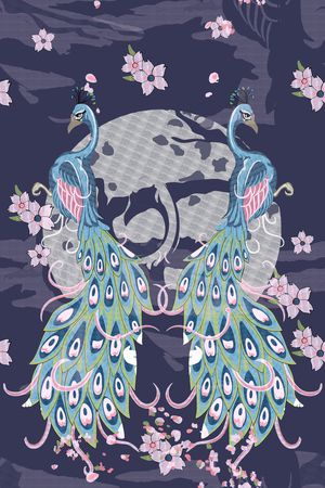 梅花印花花型图片