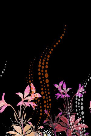 大花印花花型图片