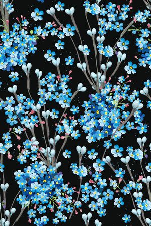 小碎花印花花型图片