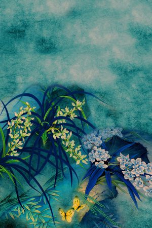 香云纱印花花型图片