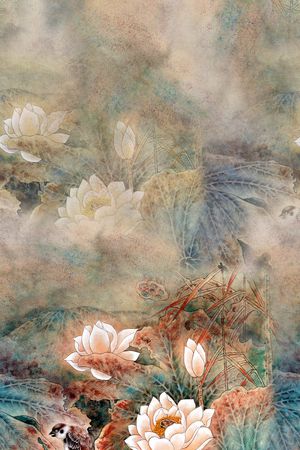 数码花型印花花型图片