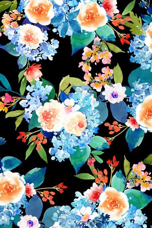 小碎花印花花型图片