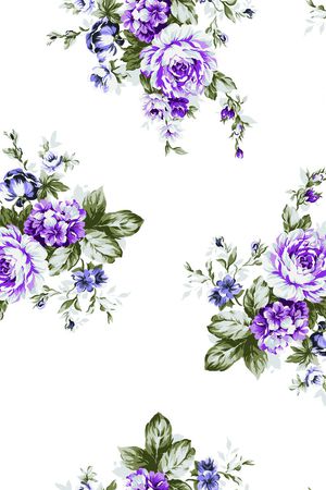 小碎花印花花型图片