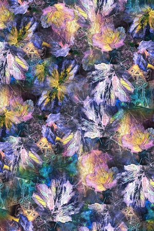 抽象印花花型图片