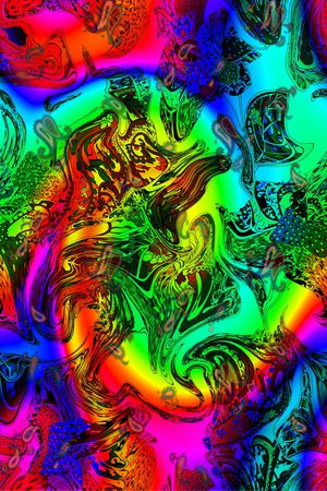 3D立体印花花型图片
