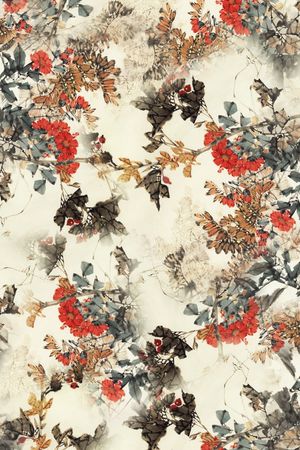 小碎花印花花型图片