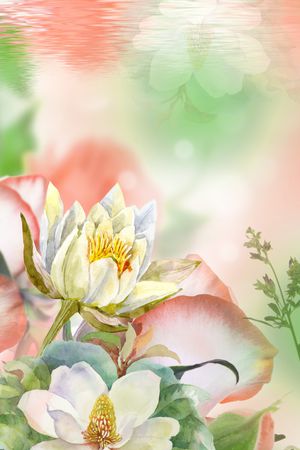 大花印花花型图片