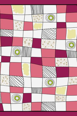 格子印花花型图片