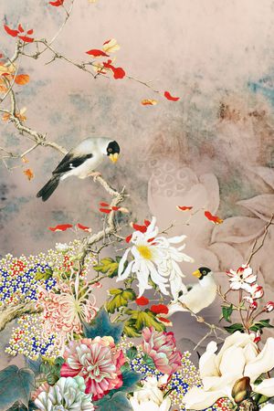 小碎花印花花型图片