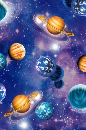 宇宙印花花型图片