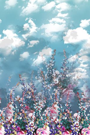 素雅印花花型图片