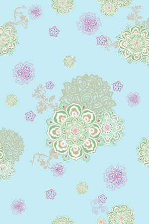 素雅印花花型图片