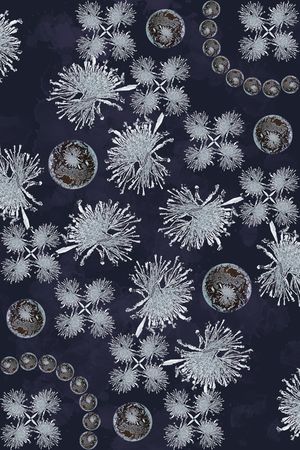 素雅印花花型图片