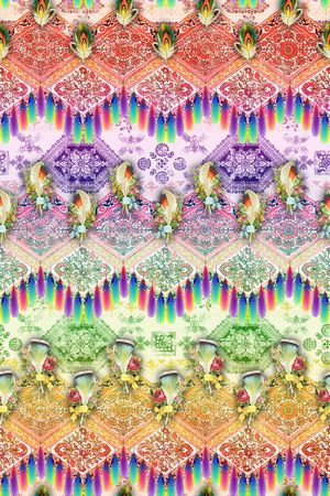数码花型印花花型图片