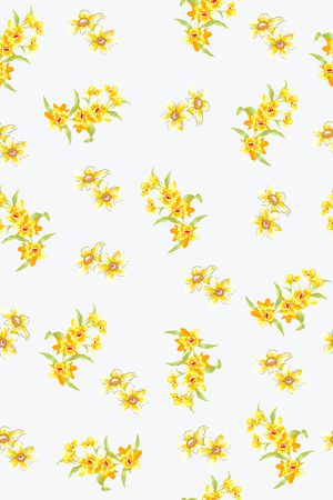 花卉印花花型图片