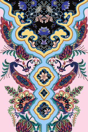 民族风印花花型图片