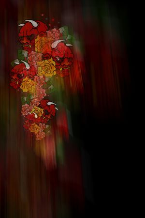 趣味印花花型图片