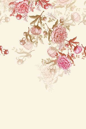 年轻女性印花花型图片