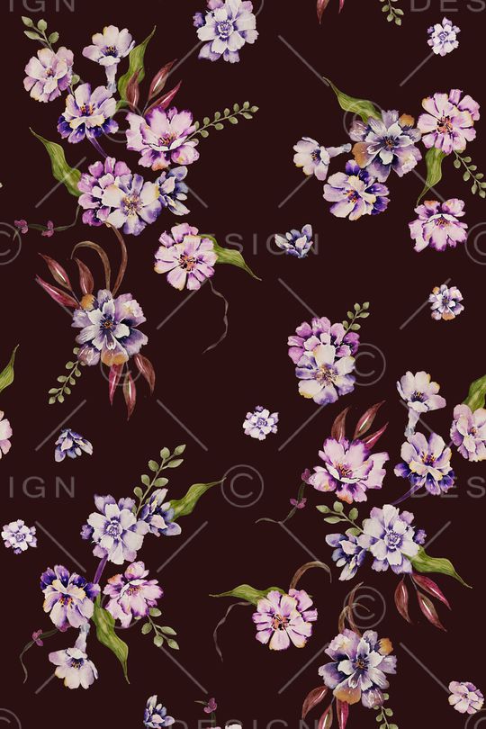 小碎花印花花型图片