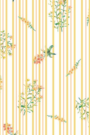 条纹印花花型图片