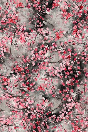 小碎花印花花型图片