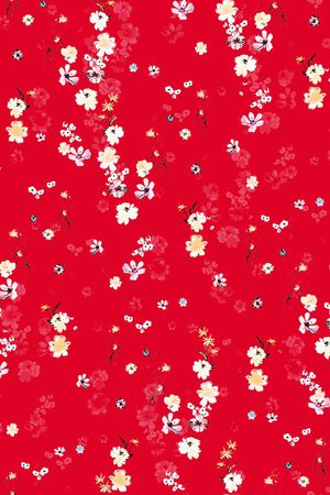 小碎花印花花型图片