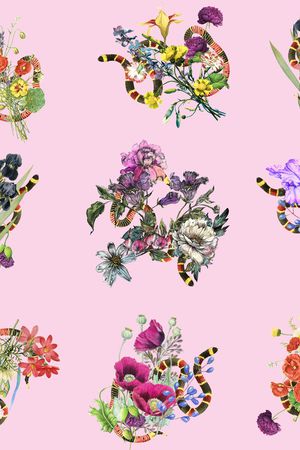 小碎花印花花型图片