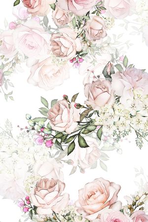 小碎花印花花型图片