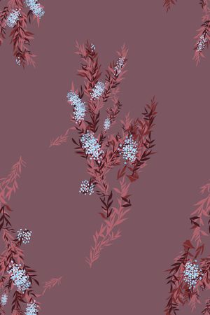 小碎花印花花型图片