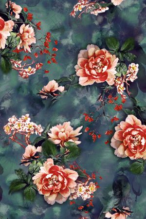 香云纱印花花型图片