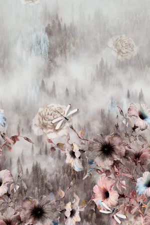 素雅印花花型图片