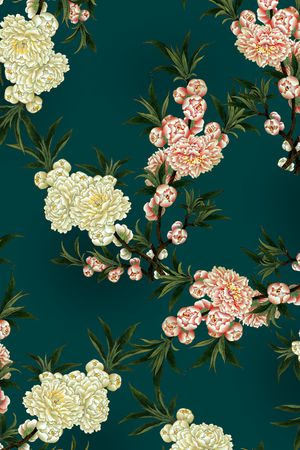 香云纱印花花型图片