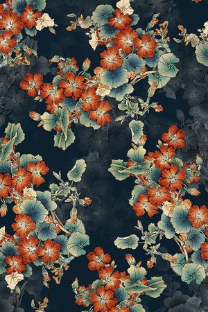 花卉印花花型图片